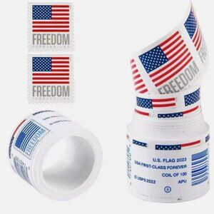 10 Rolls of 100 2023 USPS Forever Stamps Postage- 1000 Total